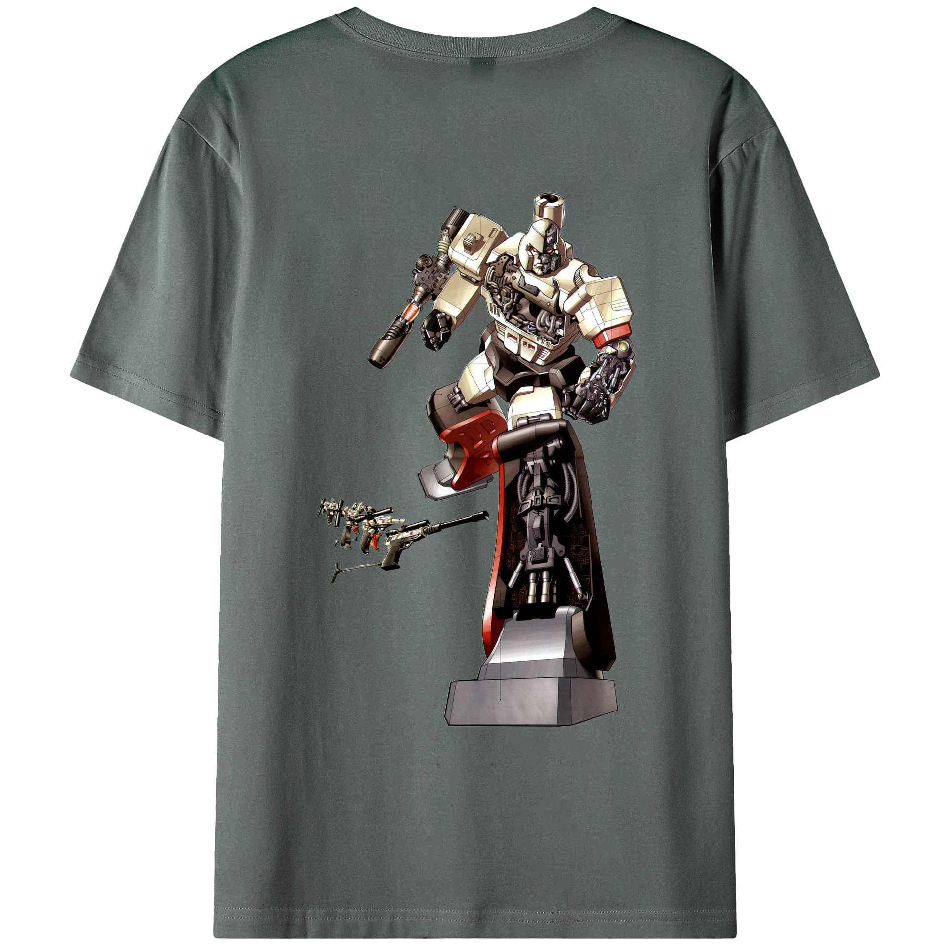 （画像用）  綿100％ メンズ半袖Tシャツ（バックプリント） 通気性